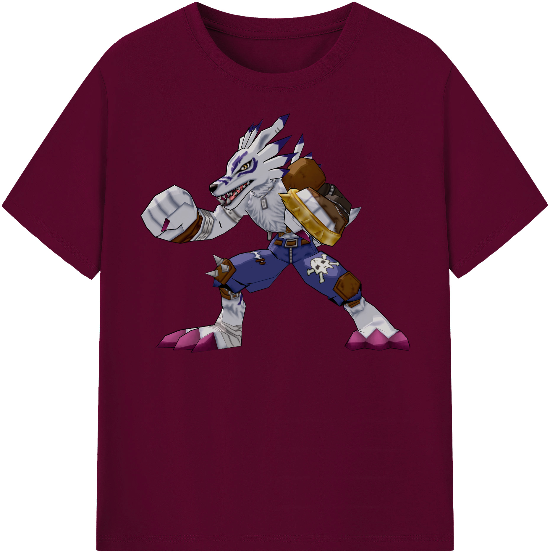 （画像用） Digimon デジタルモンスター/デジモン レディースカジュアルプリントTシャツ（綿100％）